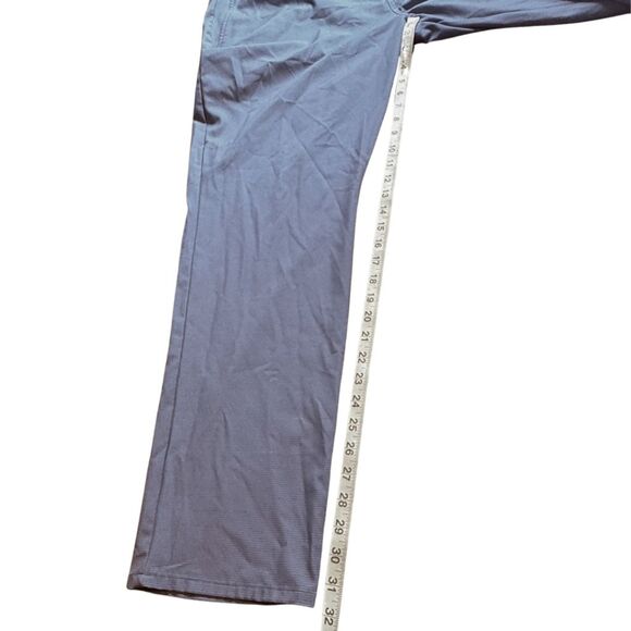 Travis Mathew Men's Pinstripe Flat Front Stretch Golf Pants Blue Size 40 - Picture 8 of 9